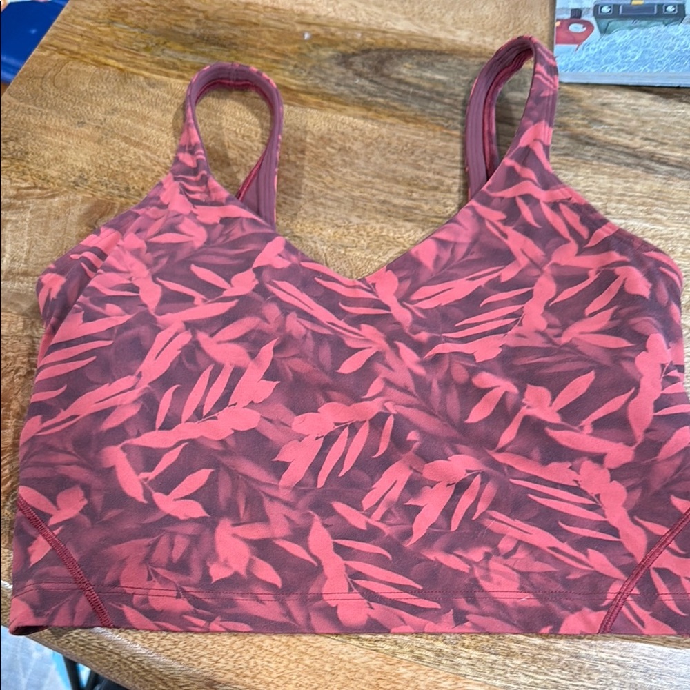 Floral Pink Women's Intimate Top LULULEMON align sports bra
